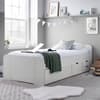 Trend White 4 Drawer Wooden Bed