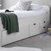 Trend White 4 Drawer Wooden Bed