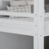 Tressa White Wooden 3 Tier Triple Sleeper Bunk Bed