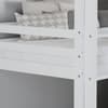 Tressa White Wooden 3 Tier Bunk Bed