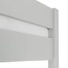Trio Dove Grey 3 Tier Triple Sleeper Bunk Bed with 3 Ethan Mattresses Included