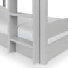 Trio Dove Grey Triple Bunk Bed with 3 Ethan Mattresses Included