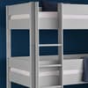 Trio Dove Grey Triple Bunk Bed with 3 Ethan Mattresses Included