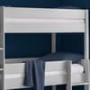 Trio Dove Grey Triple Bunk Bed with 3 Ethan Mattresses Included