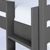 Trio Anthracite Wooden 3 Tier Triple Sleeper Bunk Bed