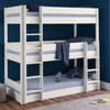 Trio White Wooden Triple Sleeper Bunk Bed