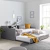 Tyler Grey Wooden Day Bed with Guest Bed Trundle