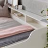 Tyler White Wooden Day Bed with Guest Bed Trundle Frame Only - 3ft Single