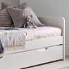 Tyler White Wooden Day Bed with Guest Bed Trundle