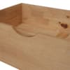 Waxed Pine Underbed Storage Drawers - Pair