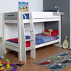 Urban White and Grey Wooden Bunk Bed
