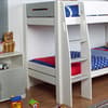 Urban White and Grey Wooden Bunk Bed