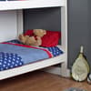 Urban White and Grey Wooden Bunk Bed