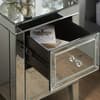 Valencia Mirrored 2 Drawer Bedside Table