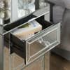 Valencia Mirrored 3 Drawer Bedside Table