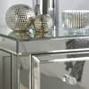 Valencia Mirrored 3 Drawer Bedside Table