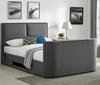 Valencia Grey Fabric Electric TV Bed With 32" TV Included