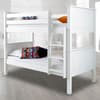 Vancouver White Finish Solid Pine Wooden Bunk Bed