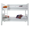 Vancouver White Finish Solid Pine Wooden Bunk Bed