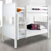 Vancouver White Finish Solid Pine Wooden Bunk Bed