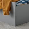 Veera Grey Wooden Day Bed with Guest Bed Trundle Frame