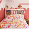 Veera White Wooden Day Bed with Guest Bed Trundle Frame