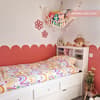 Veera White Wooden Day Bed with Guest Bed Trundle Frame