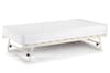 Versailles Stone White Metal Guest Day Bed and Trundle - 3ft Single