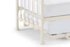 Versailles Stone White Metal Guest Day Bed and Trundle - 3ft Single