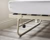 Versailles Stone White Metal Guest Day Bed and Trundle - 3ft Single