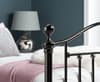 Victoria Nickel Metal Bed