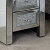 Vienna Mirrored 3 Drawer Bedside Table