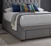 Vindolanda Grey Fabric 2 Drawer Storage Bed Frame