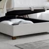 Walkworth Clay Fabric Ottoman Storage Bed