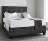 Walkworth Slate Fabric Ottoman Storage Bed