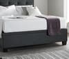 Walkworth Slate Fabric Ottoman Storage Bed