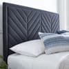 Watson Dark Grey Velvet Ottoman Storage Bed