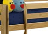 Wendy Solid Pine Wooden Mid Sleeper