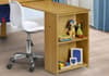 Wendy Solid Pine Mid Sleeper with Blue Tent