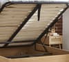 Westbrook Oak Wooden Platform Ottoman Storage Bed