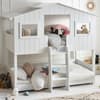 Willow White Wooden Treehouse Bunk Bed