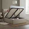 Wilson Oatmeal Fabric Ottoman Storage Bed