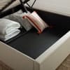 Wilson Oatmeal Fabric Ottoman Storage Bed