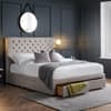 Wilton Grey 4 Drawer Fabric Storage Bed