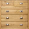 Woburn Oak Wooden 3+2 Drawer Chest