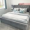 Woodbury Grey Storage Bed with Signature 3000 Mattress Included