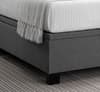 Yorkie Grey Fabric Ottoman Bed