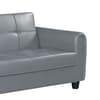 Zinc Dark Grey 3 Seater Leather Sofa Bed