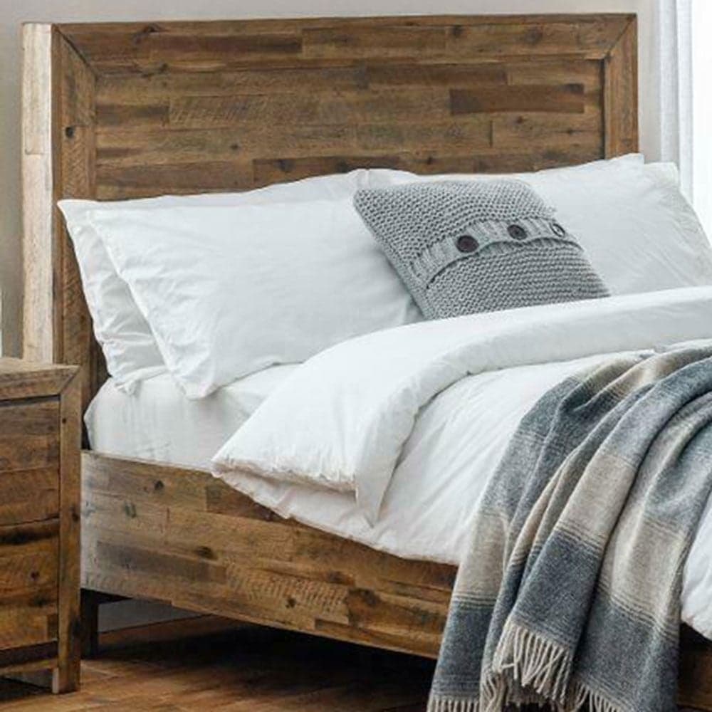 Rustic store queen bed