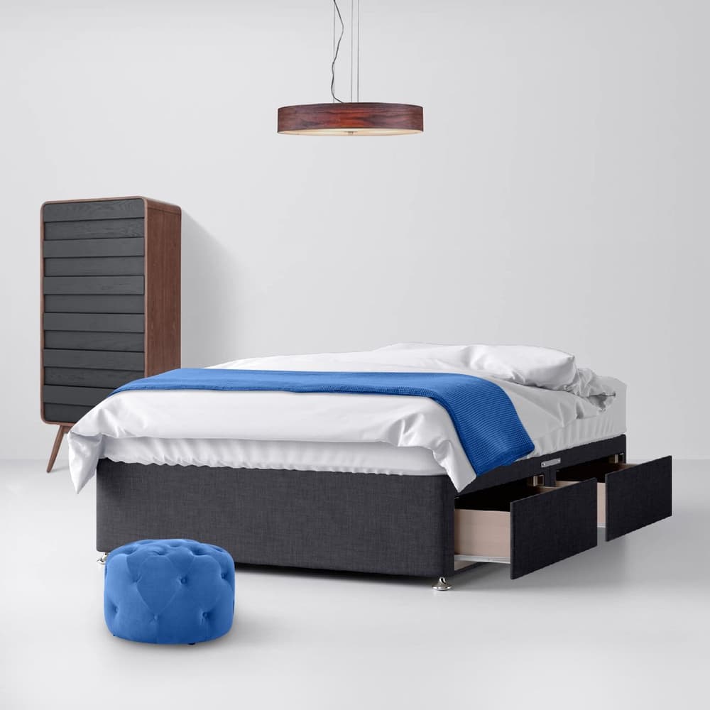 Charcoal cheap divan bed